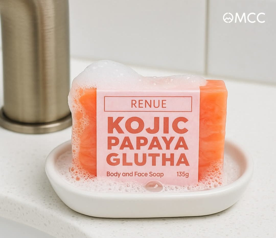 Best Seller! MCC RENUE KOJIC PAPAYA + GLUTHA SOAP