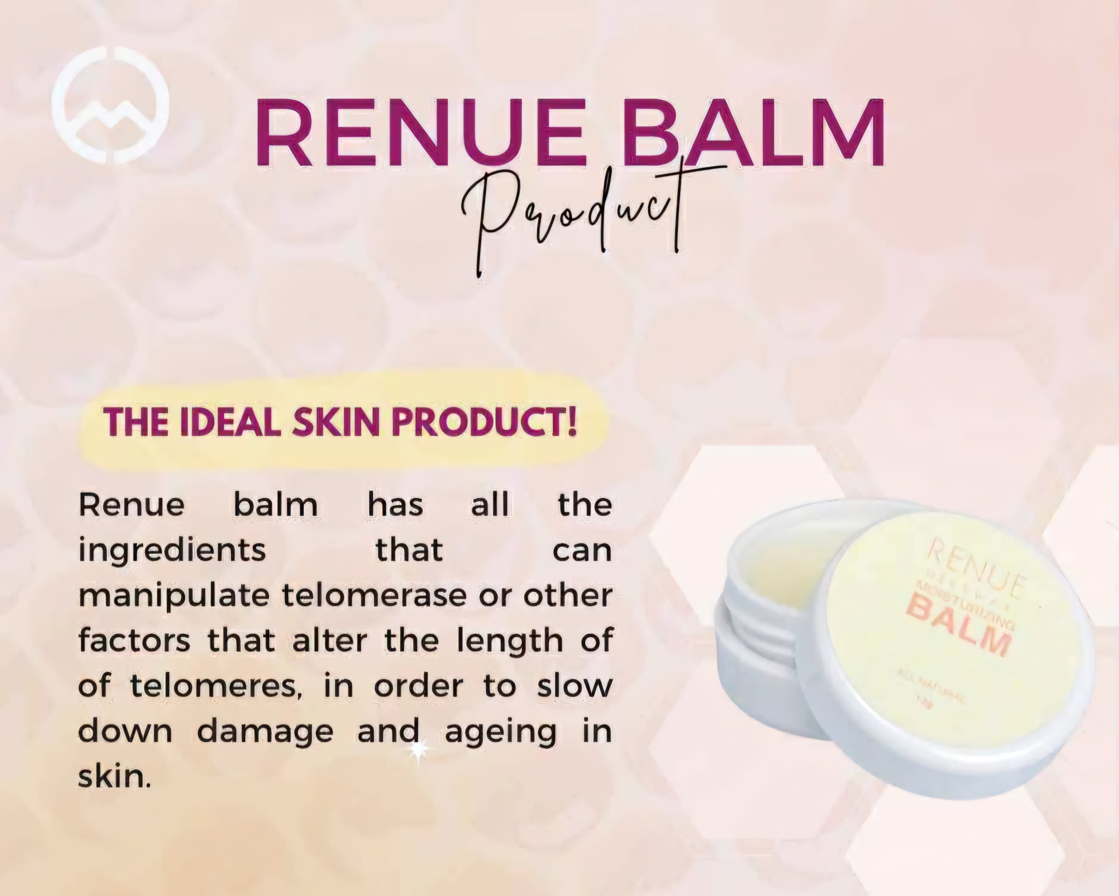 Best Seller! MCC RENUE BALM 45G